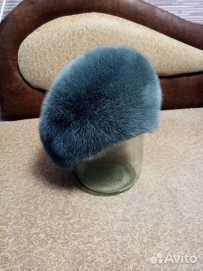 Меховая женская шапка