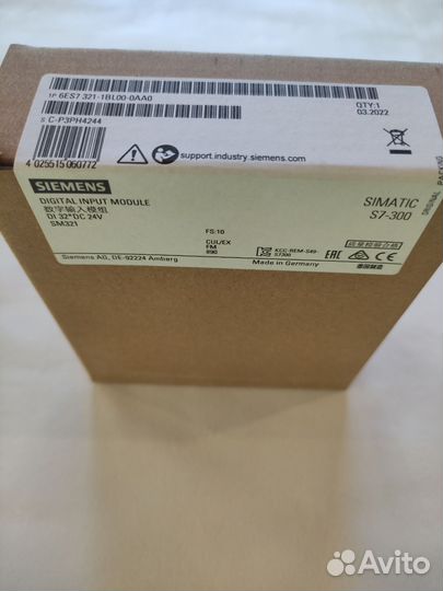 6ES7321-1BL00-0AA0,simatic S7-300, SM 321