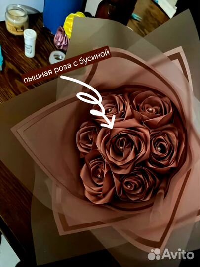 Букет из атласных лент