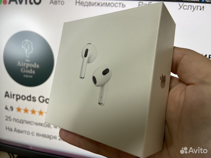 Airpods 3 Premium (Гарантия + чехол)