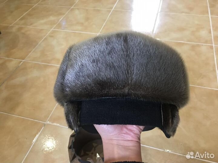 Меховая мужская кепка