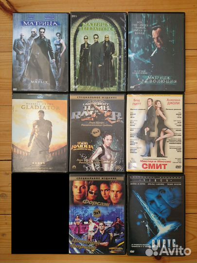 Боевики, фантастика, комедии на DVD