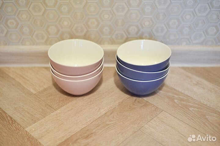 Салатники новый набор 6шт, керамика