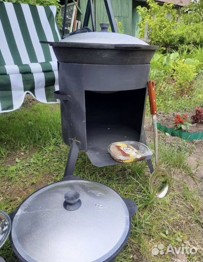 Чугyнный казан 4л