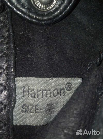 Перчатки кожаные