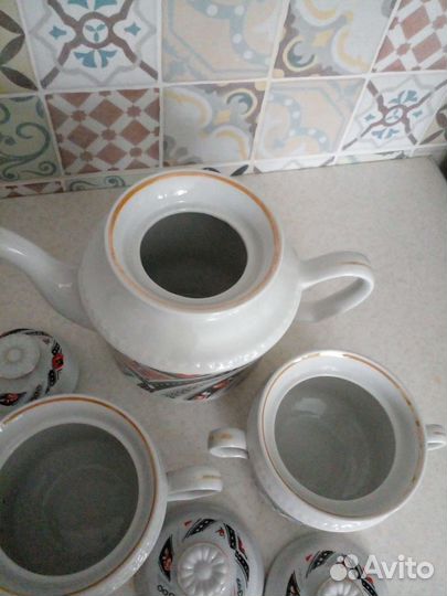 Сервиз чайный фарфор 70е