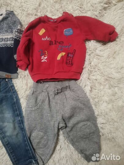 Пакет вещей на мальчика с 1 года до 2 лет