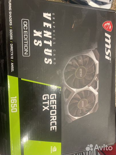 Видеокарта GTX 1650