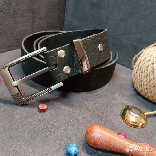 Ремень кожаный