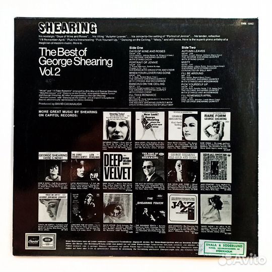 George Shearing. The Best Of George Shearing Vol.2