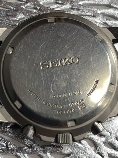 Seiko chronograph titanium