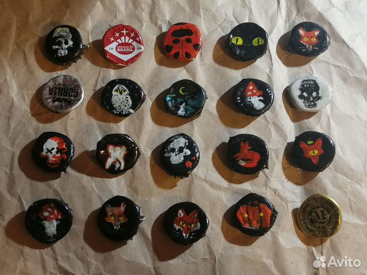 Значки гранж, панкпин