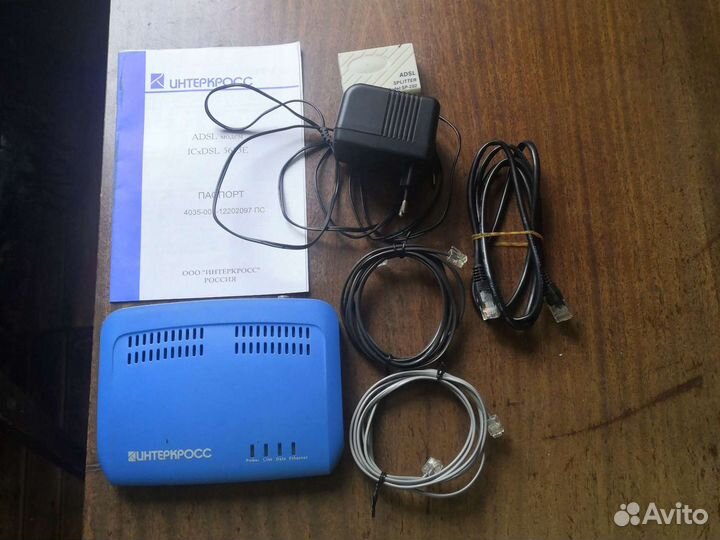 Adsl модем Интеркросс 5633e