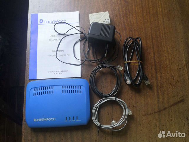 Adsl модем Интеркросс 5633e