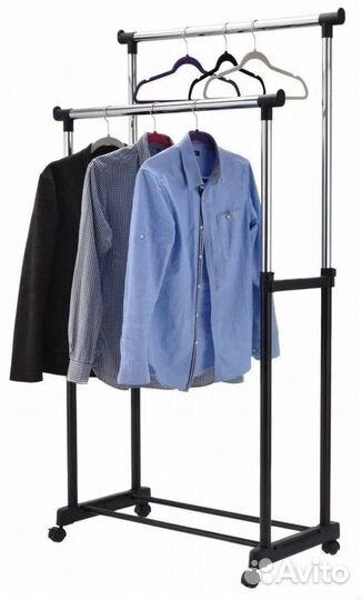 Вешалка напольная на колесах