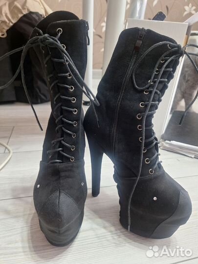 Стрипы ботильоны двойки 39