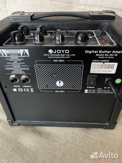 Гитарный комбоусилитель joyo DC-15