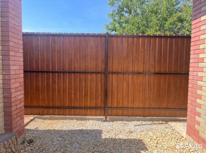 Заборы, ворота, установка заборов и ворот