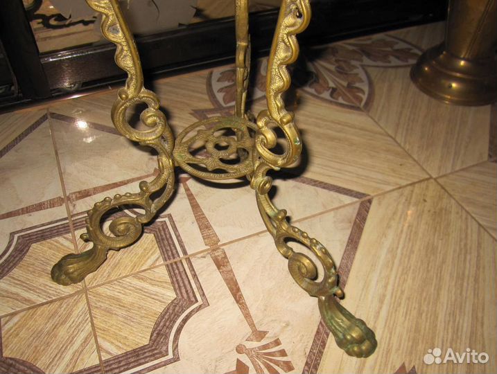 Жардиньерка.Подставка Бронза Бельгия.56 см