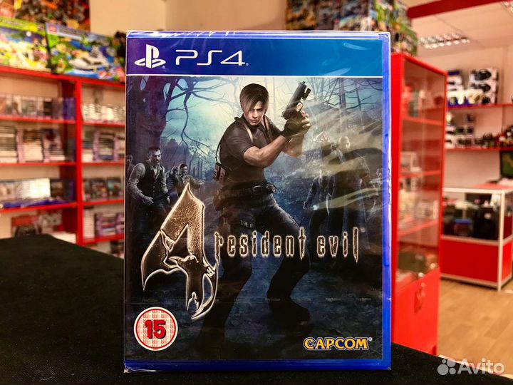 Диск PS4 Resident Evil 4 (Новый)