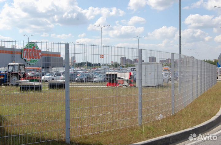 Забор из 3D сетки