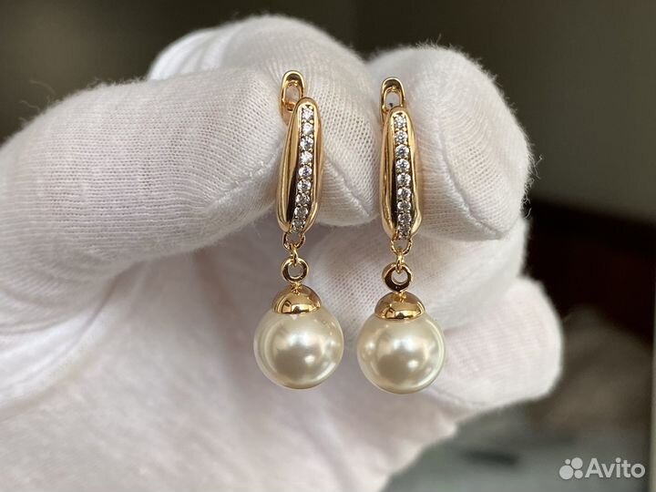 Серьги с жемчугом