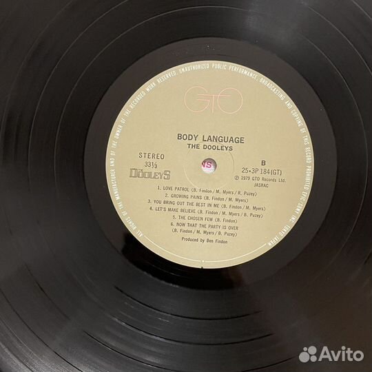 The Dooleys - Body Language ex/ex