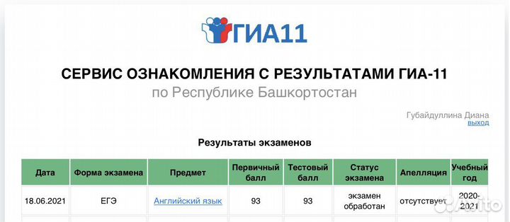 Репетитор по английскому языку