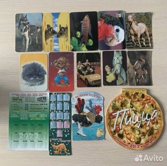 Календари разных годов 1970-2020