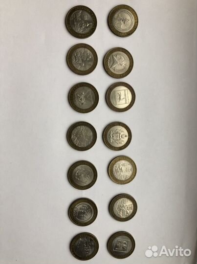 Юбилейные монеты 10 рублей