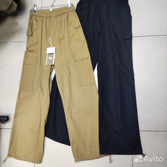 Брюки широкие