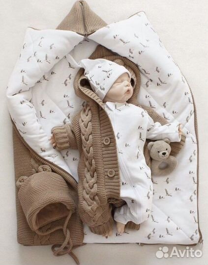 Комплект на выписку «Мишка Тедди»