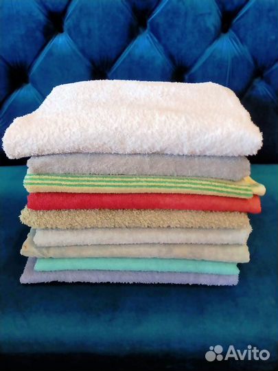 Полотенца банные махровые бу