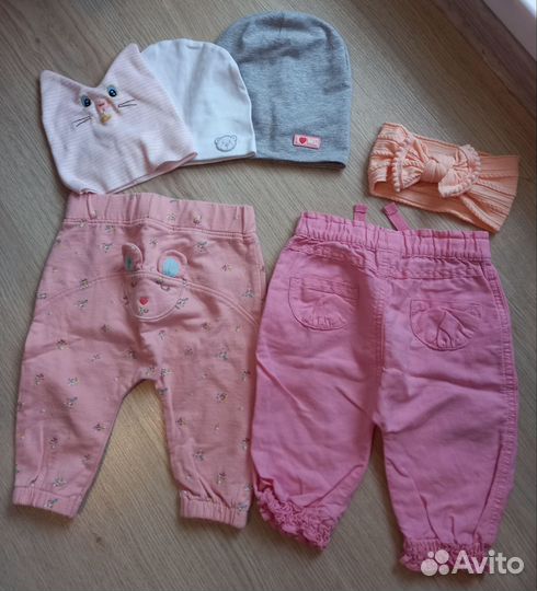 Пакетик одежды д/девочки 3-6 мес