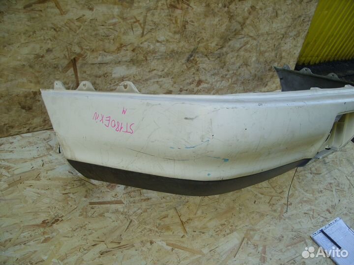 Бампер задний Toyota Corona Exiv T180 Белыйцарапин