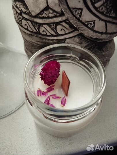 Ароматическая свеча ручной работы