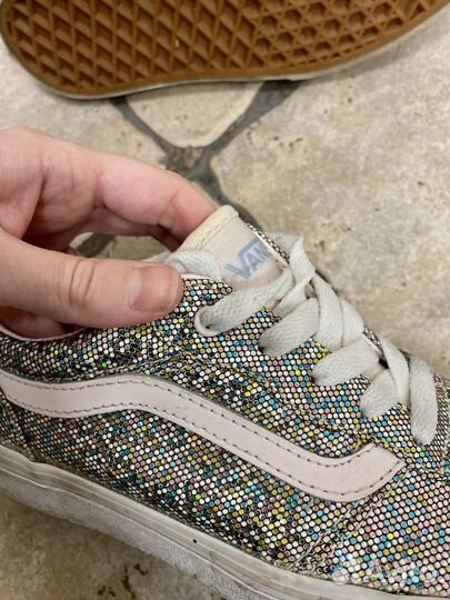 Кеды vans женские 35 glitter