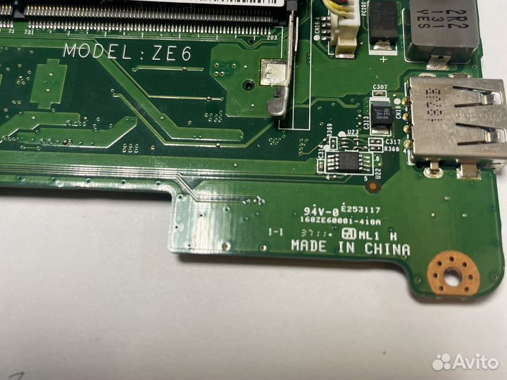 Материнская плата da0ze6mb6e0