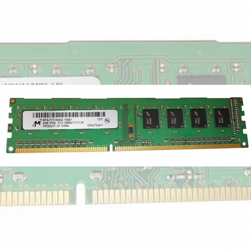 [MT8JTF51264AZ-1G6E1] Оперативная Память Micron 4gb Mt8jtf51264az-1g6e1