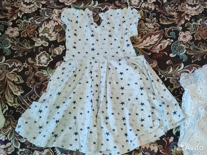 Большой пакет вещей на девочку 110-116