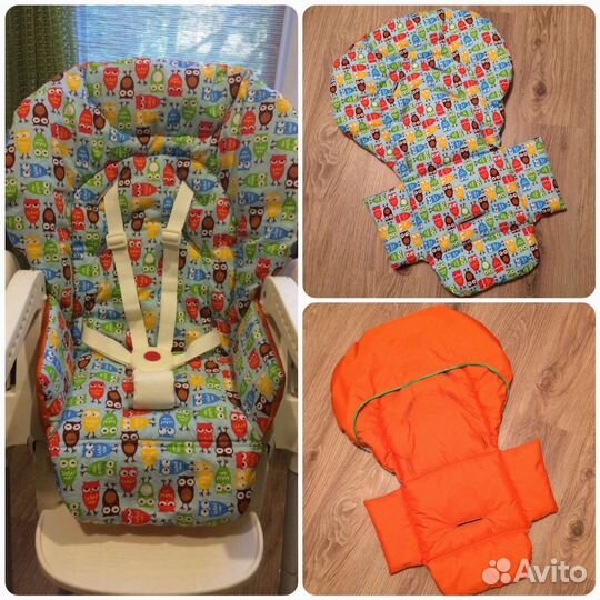 Чехлы новые на стульчик для кормления Chico Polly