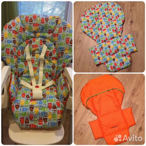 Чехлы новые на стульчик для кормления Chico Polly