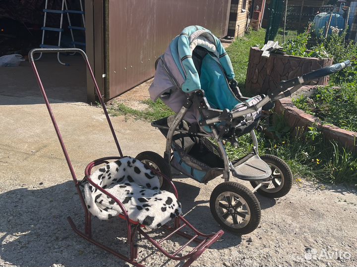 Коляска и сани бесплатно