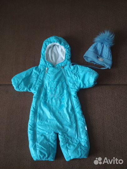 Демисезонный комбинезон для мальчика 62-68