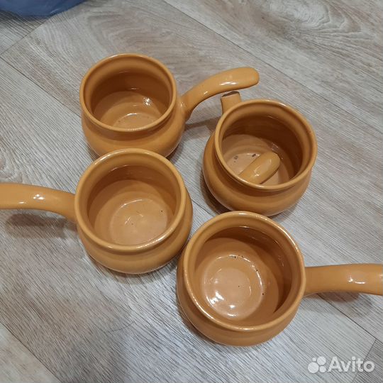 Горшочки глиняные