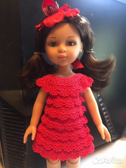 Вязаная одежда для кукол Paola Reina 32см,handmade