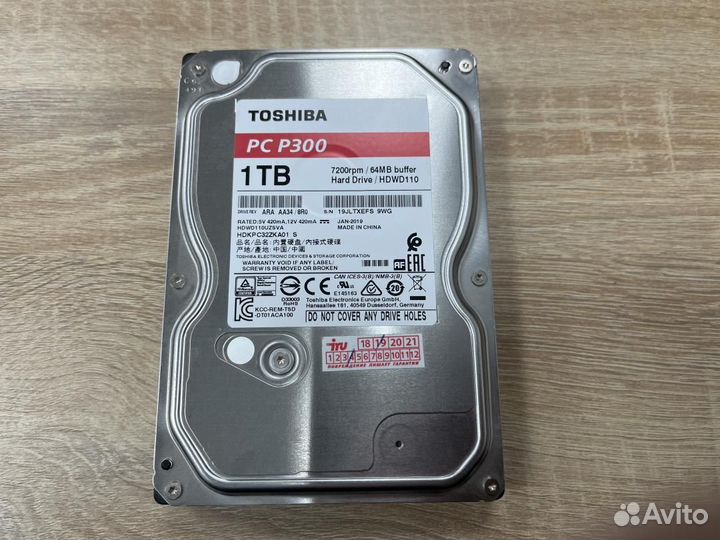 Toshiba 1Tb (Жесткий диск)