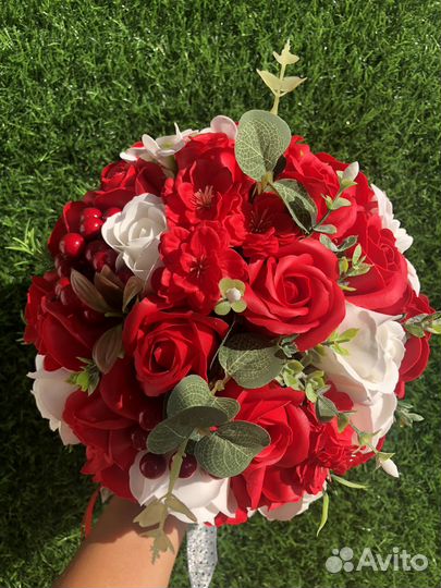 Букет из мыльных цветов