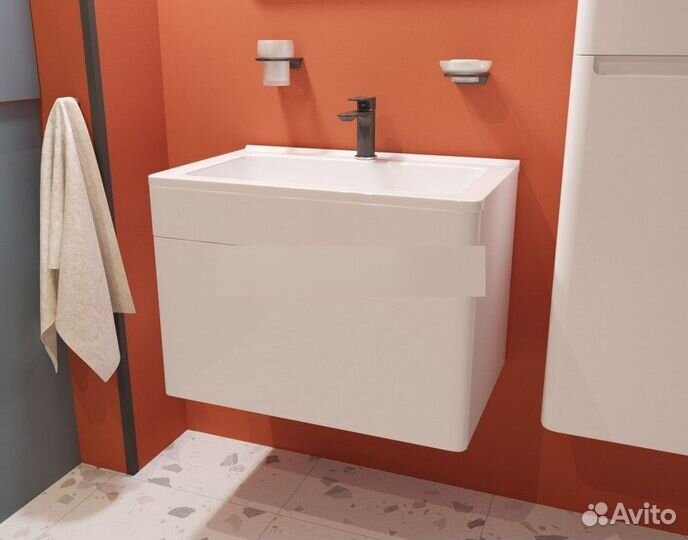 Тумба kare luxe подвесная 70 1 ящик