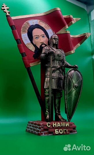 Скульптура настольная мы-русские С нами бог
